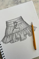 Pirouette Skort - Peppercorn from POPFLEX