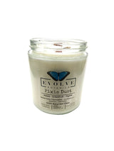 Classic 9oz Jam Jar Crystal Soy Candle - Pixie Dust (Watermelon Tourmaline) from Evolve Botanica