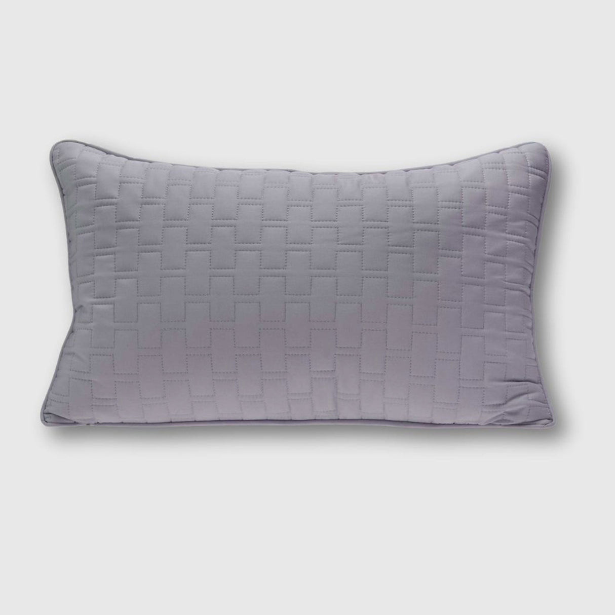 Bamboo Quilted Decorative Pillow - Platinum from BedVoyage