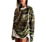 'PLAYTIME CAMO' SWEATSHIRT from Wren + Glory