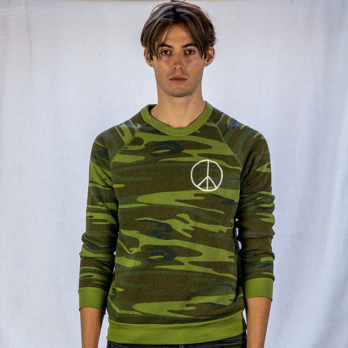 'PLAYTIME CAMO' SWEATSHIRT from Wren + Glory