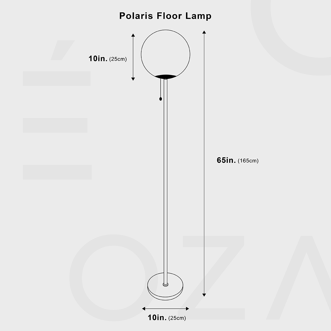 Polaris Floor Lamp From Ozarké