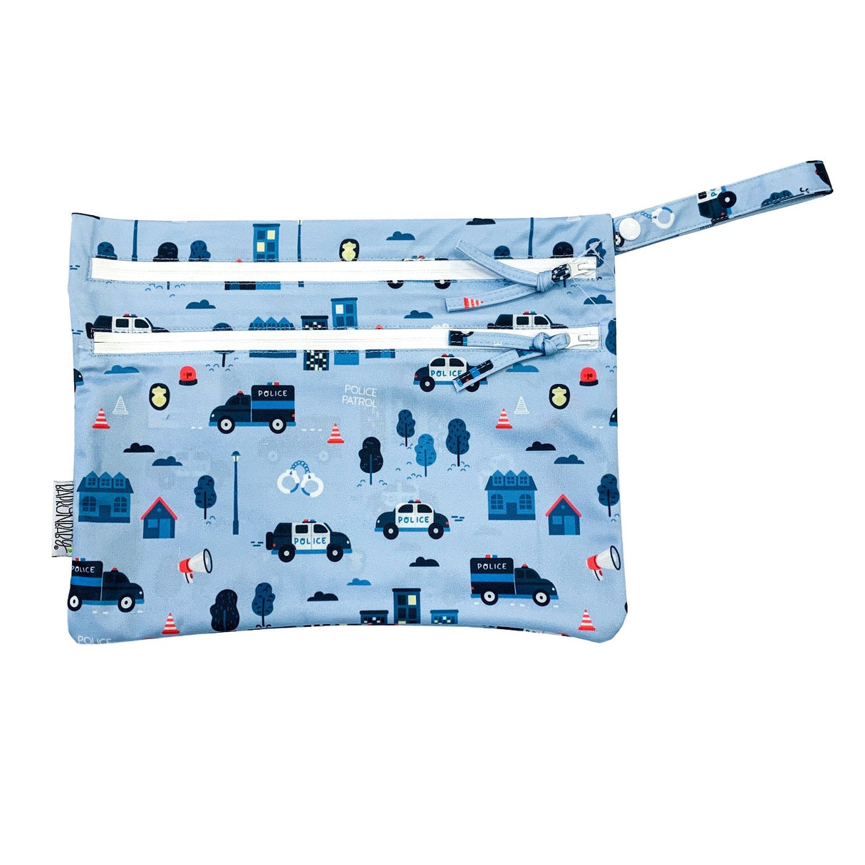 Be Brave - Police Patrol - Waterproof Wet Bag (For mealtime, on-the-go, and more!) from BapronBaby