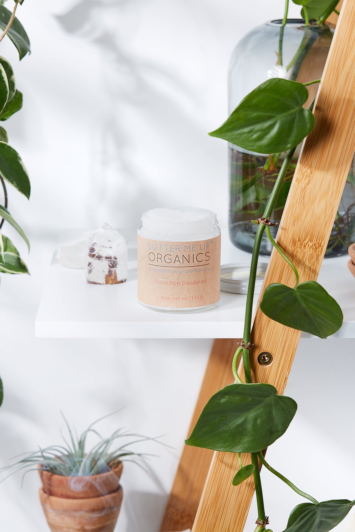 Handmade Organic Deodorant Polite Pitts from Butter Me Up Organics