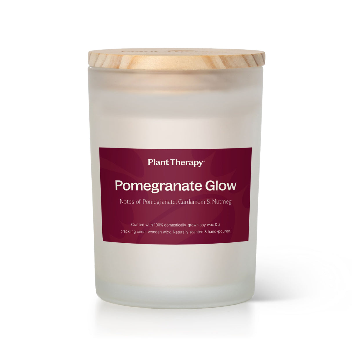 Pomegranate Glow Naturally Scented Candle from Plant Therapy