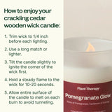 Pomegranate Glow Naturally Scented Candle from Plant Therapy
