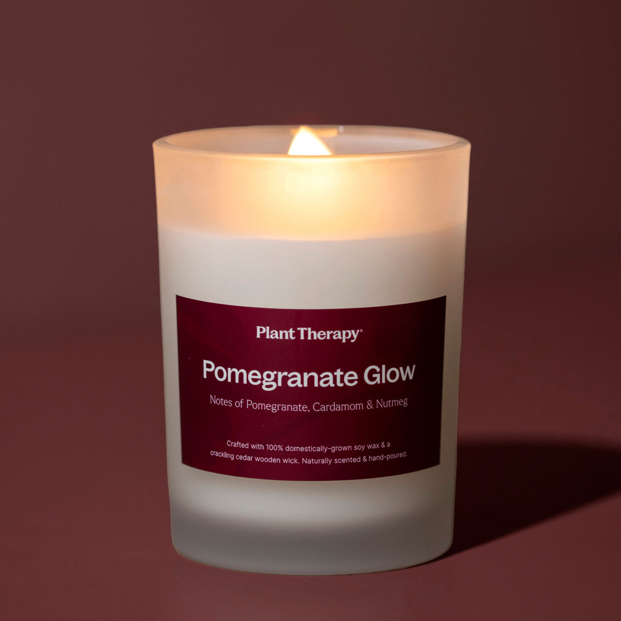 Pomegranate Glow Naturally Scented Candle from Plant Therapy