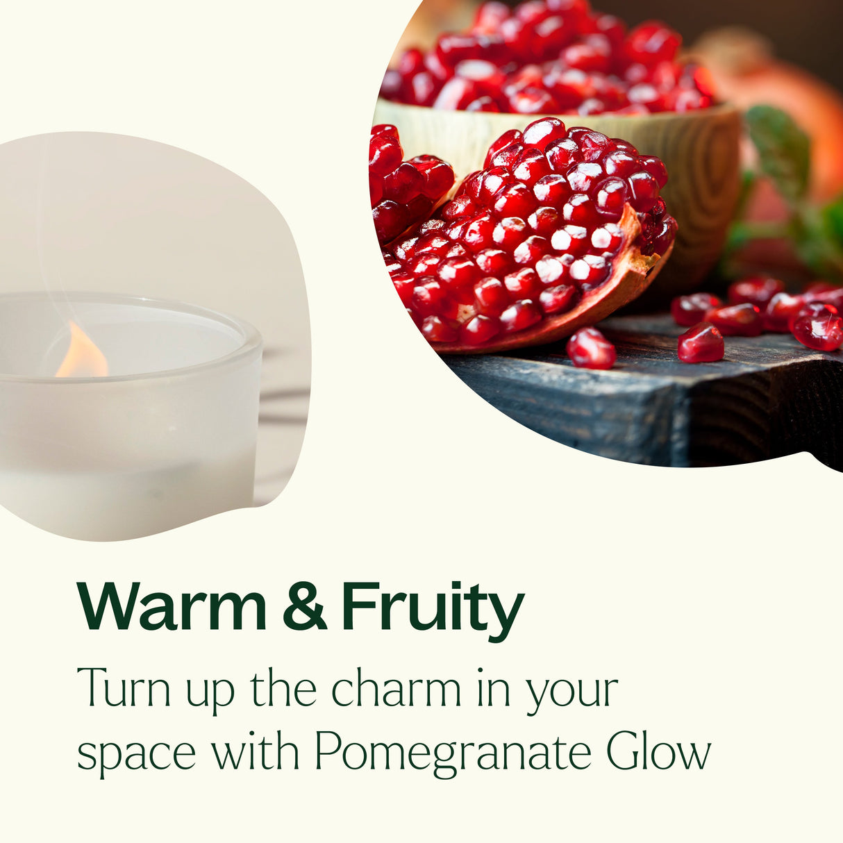 Pomegranate Glow Naturally Scented Candle from Plant Therapy
