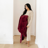 PATTERNED FAUX FUR THROW BLANKETS From Saranoni