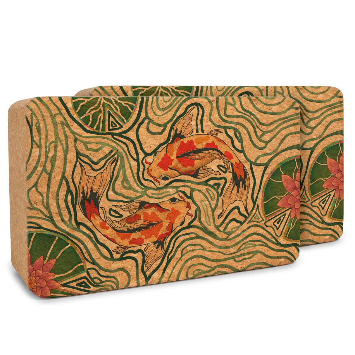 Artist Cork Yoga Block Set from Yoloha Yoga