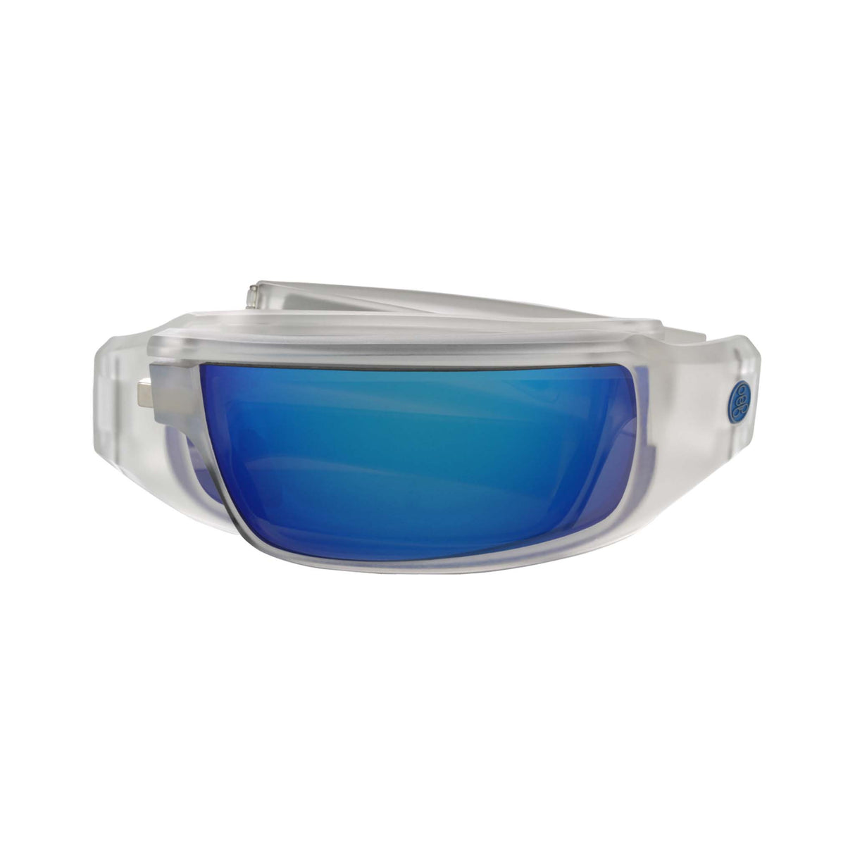 POPSIGN | Polarized | Matte Crystal Frame | Blue Mirror Lens from Popticals