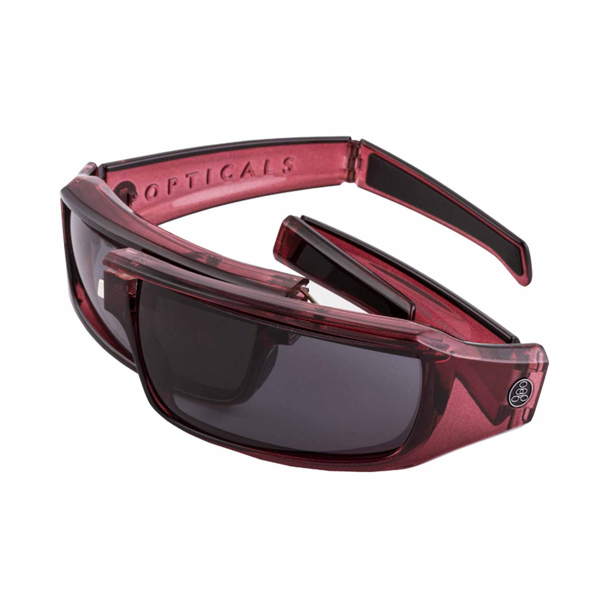 POPSIGN | Polarized | Gloss Wine Crystal Frame | Gray Lens from Popticals