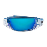 POPSIGN | Polarized | Gloss Blue/Clear Crystal | Blue Mirror Lens from Popticals
