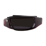 POPSIGN | Polarized | Gloss Wine/Black Crystal Frame | Gray Lens from Popticals