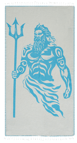 Poseidon Turquoise - Turkish Towel from Sun Drunk