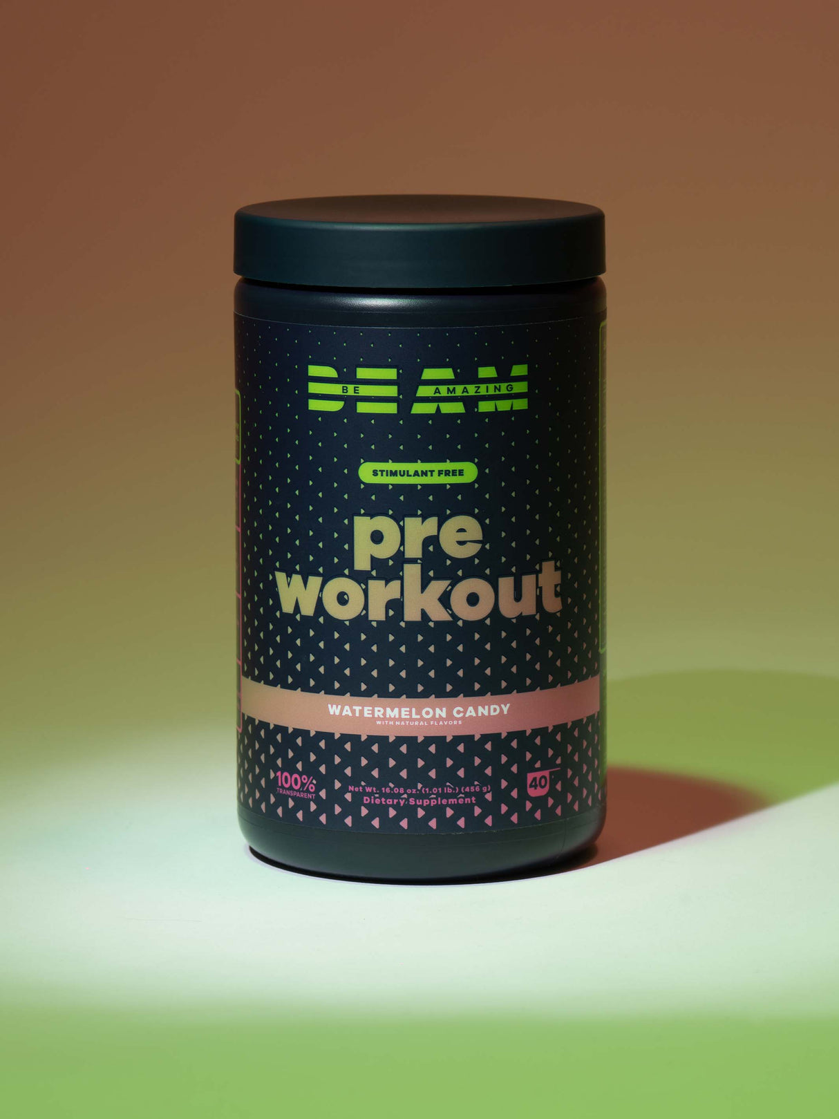 stimulant free pre workout from BEAM