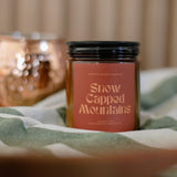 Mint Candle: Snow Capped Mountains Candle from Pretty Honest Candles