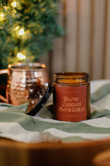 Mint Candle: Snow Capped Mountains Candle from Pretty Honest Candles