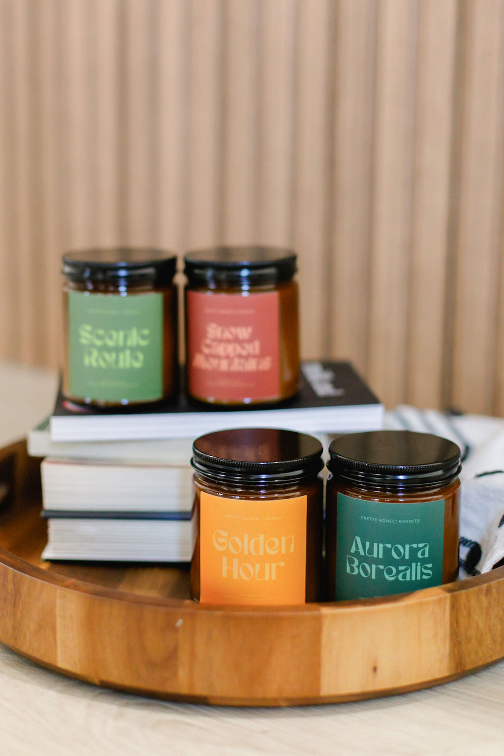 Cardamom Candle: Aurora Borealis Candle from Pretty Honest Candles