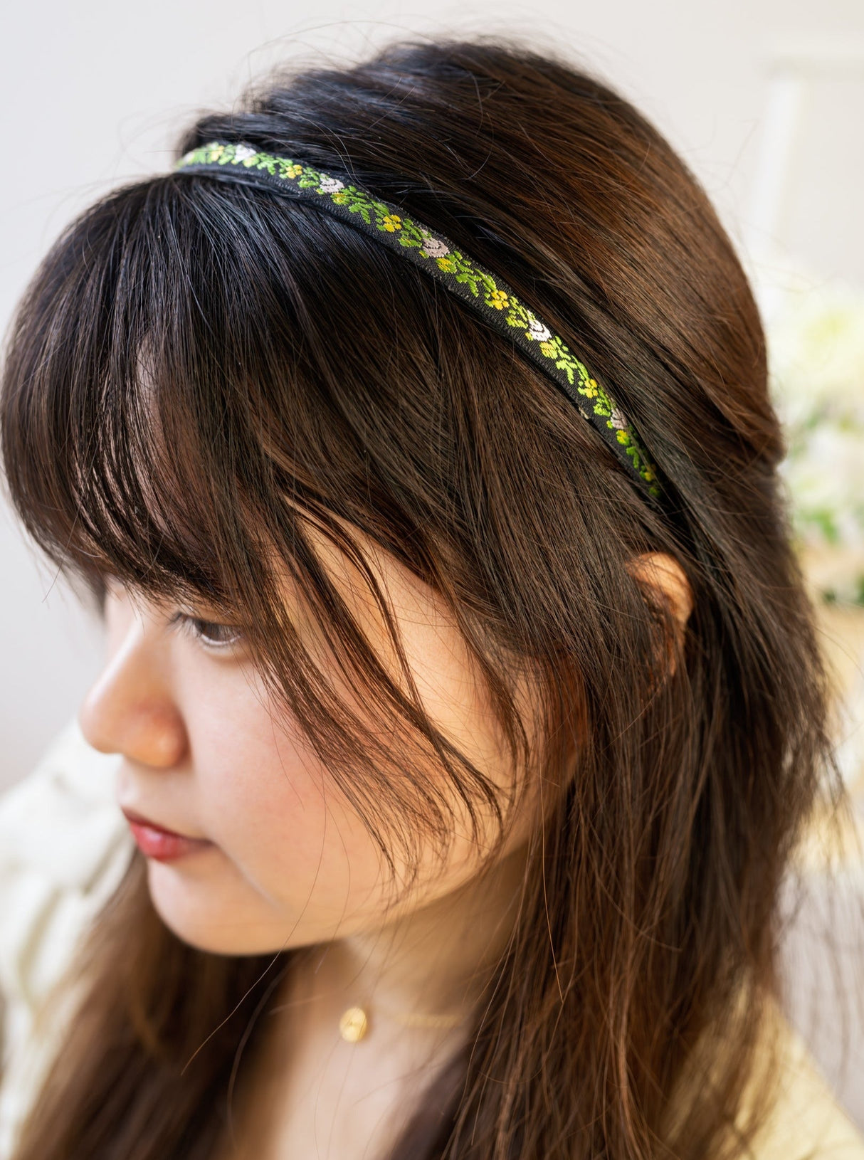 Limelight Vines Skinny Headband from Ash & Rose