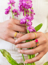 The Bloom Ring - Gold from Ash & Rose