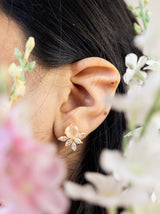 Blooming Fan Studs from Ash & Rose