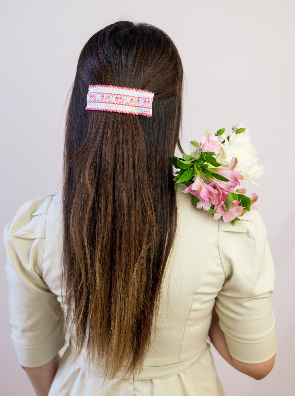 Spring in Sweden Vintage Ribbon Hair Clip from Ash & Rose