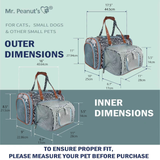 Mr. Peanut's Gold Series Standard Size Airline Compliant Expandable Pet Carrier - Prints Edition from Mr. Peanut's Pet Carriers