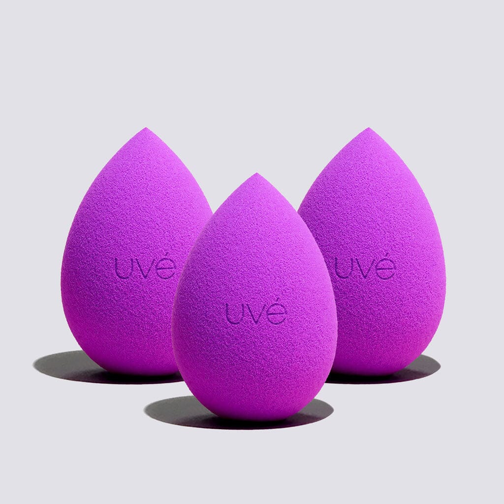 Violet Antimicrobial Makeup Sponge