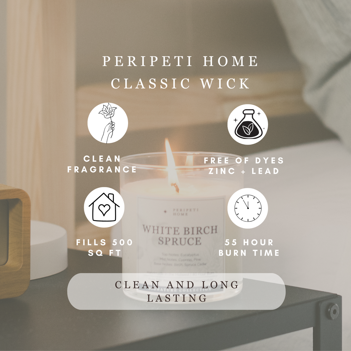 Classic Wick Soy Candle from Peripeti Home