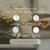 Wooden Wick Soy Candle from Peripeti Home