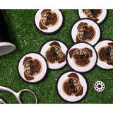 Pug Face Circle Patch from K9 Sport Sack