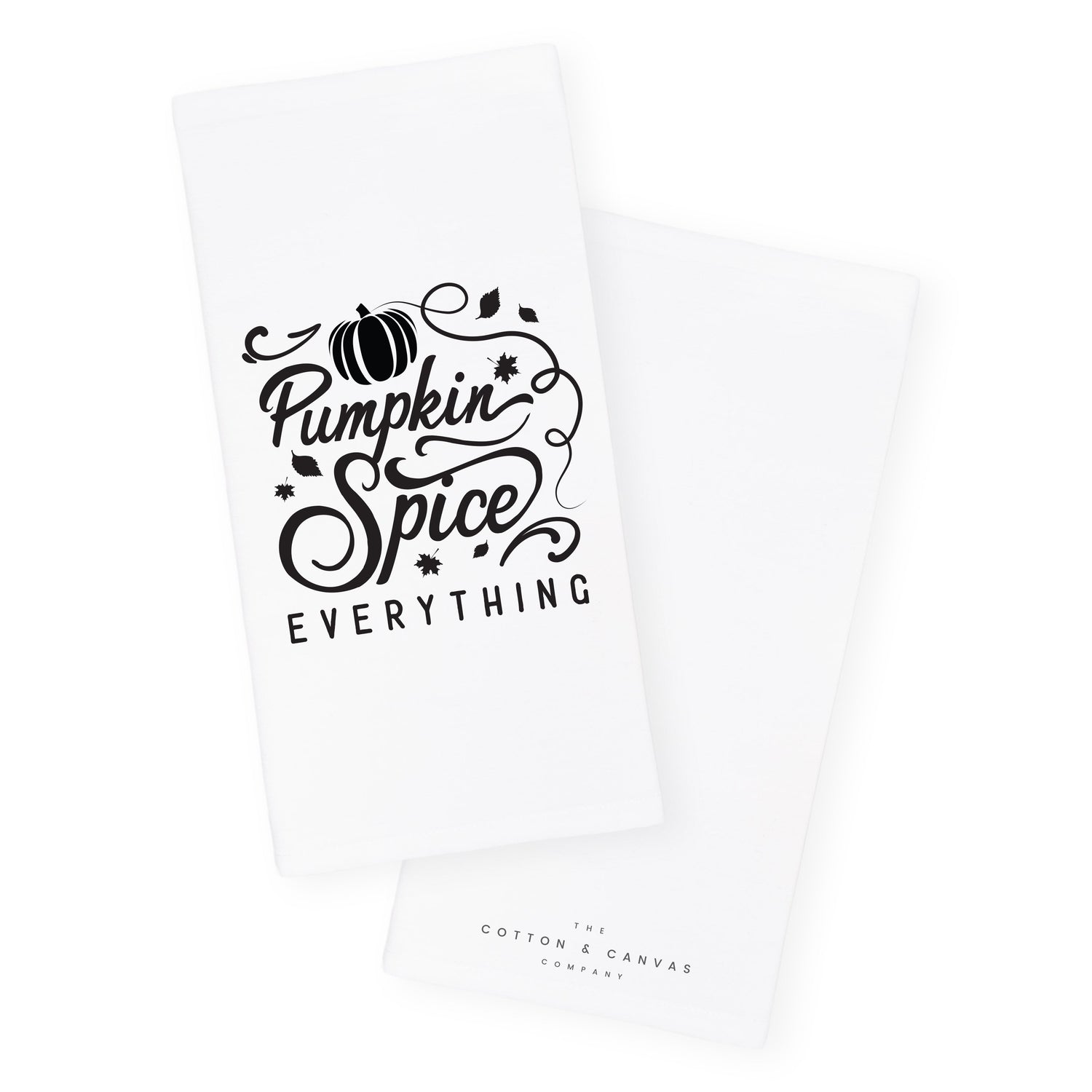 Pumpkin Spice Everything Kitchen Tea Towel