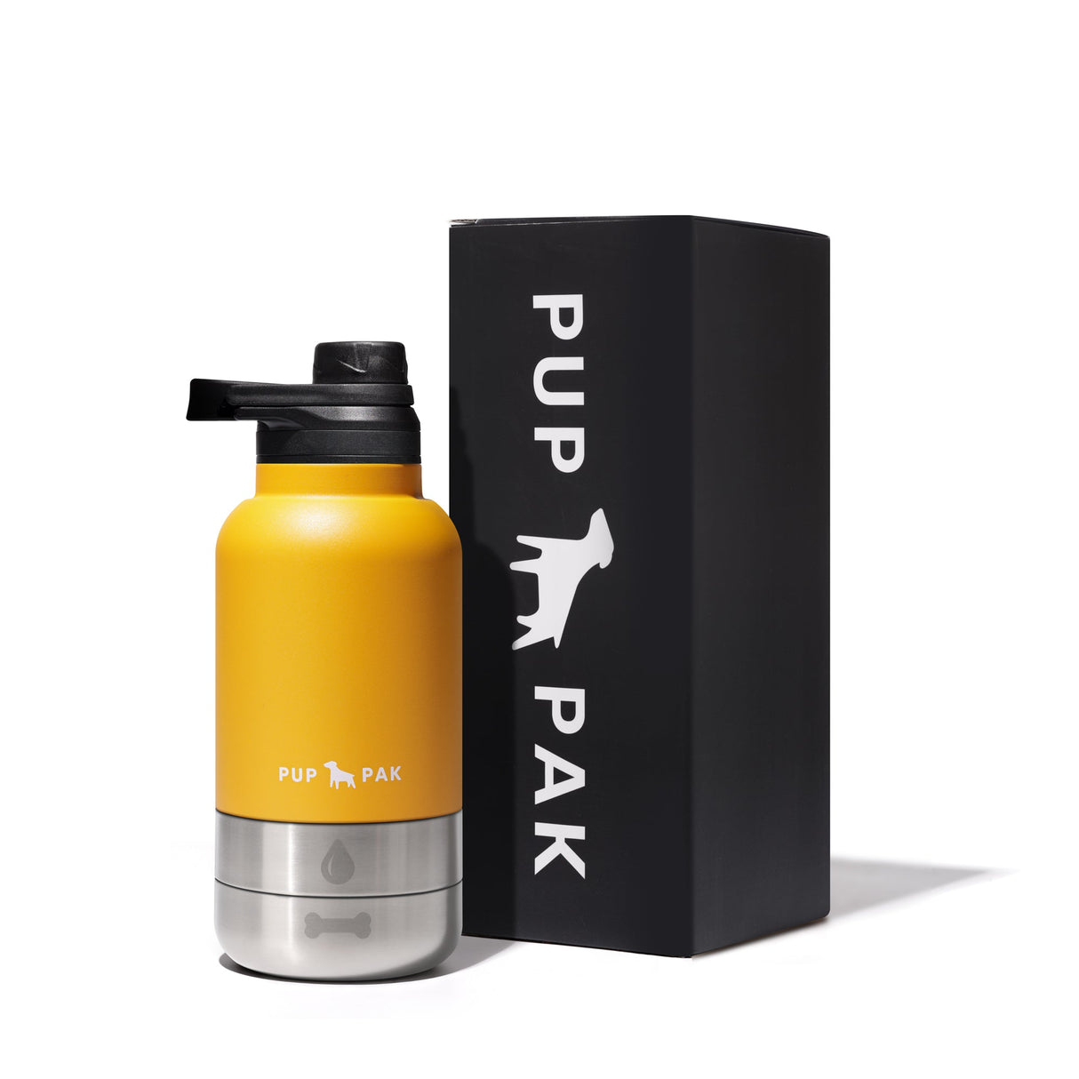 Pup Pak Dog Water Bottle with Detachable Bowls From Pup Pak