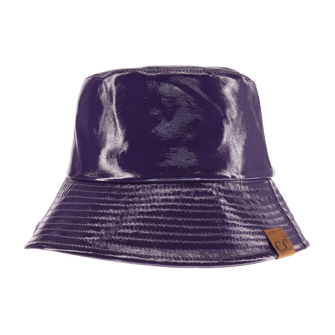 C.C Vegan Leather Bucket Hat from Madeline Love