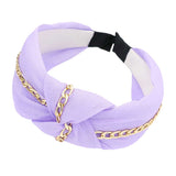 Chain Trim Knot Headband from Madeline Love