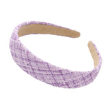 Check Patterned Tweed Headband from Madeline Love