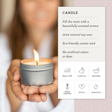 Trio of Tin Soy Candle - Scented with Bergamot and Lavender Essential oils from Lizush