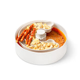 Dog Puzzle Licker Junior - Triple Textures, Triple Fun - for S/M Breeds (Orange) From PuzzleFeeder - Slower than a slow feeder