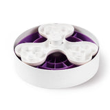 Puzzle Feeder™ Swirl - Slower than a Slow Feeder - For Dogs (Purple) From PuzzleFeeder - Slower than a slow feeder