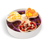 Puzzle Feeder™ Swirl - Slower than a Slow Feeder - For Dogs (Purple) From PuzzleFeeder - Slower than a slow feeder