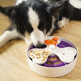 Puzzle Feeder™ Swirl - Slower than a Slow Feeder - For Dogs (Purple) From PuzzleFeeder - Slower than a slow feeder