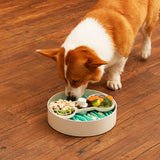 Puzzle Feeder™ Wave - Slower than a Slow Feeder - For Dogs (Green) From PuzzleFeeder - Slower than a slow feeder