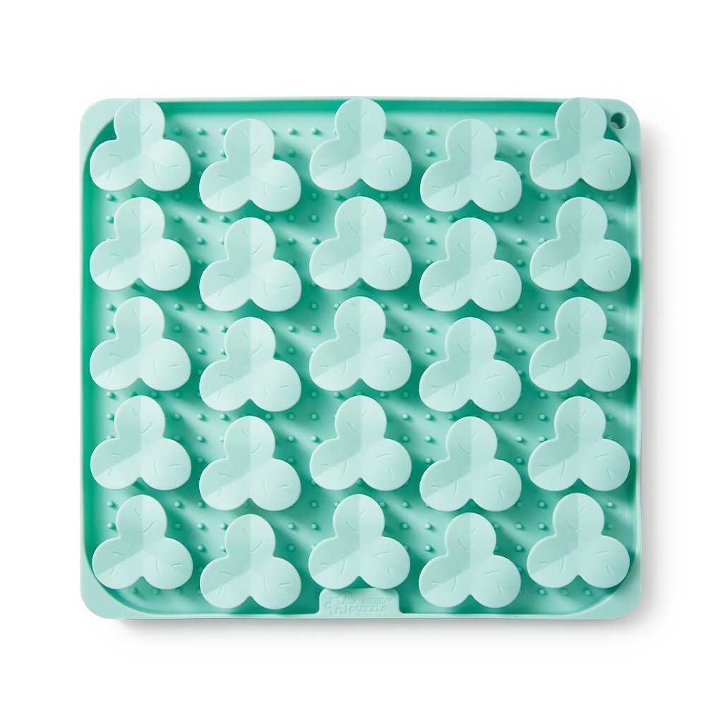 Dog Puzzle Mat - Slow Feeding Mat(Green) From PuzzleFeeder - Slower than a slow feeder