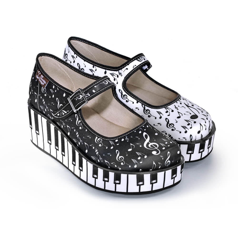 Chocolaticas® Thank You Music Women's Mary Jane Platform from Hot Chocolate Design