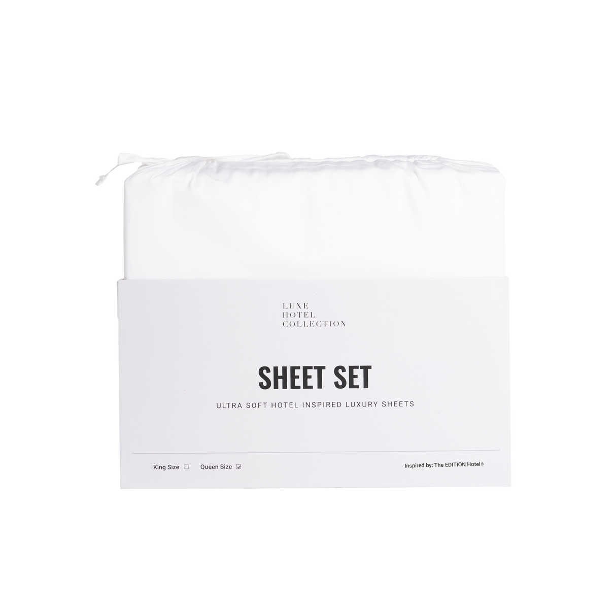 Sateen Cotton Nightfall Sheet Set from Hotel Collection