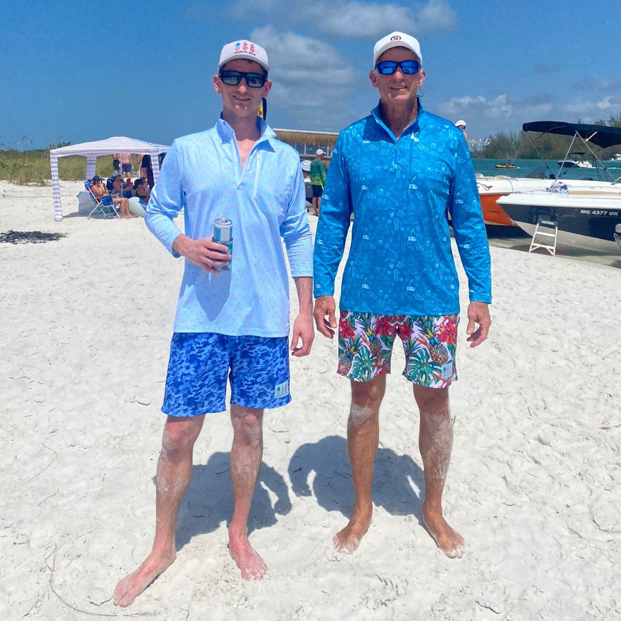 Sarau's Shipwreck Quarter Zip from Tropical Bros