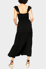 Strappy Crochet Inset Maxi Dress from Gibsonlook