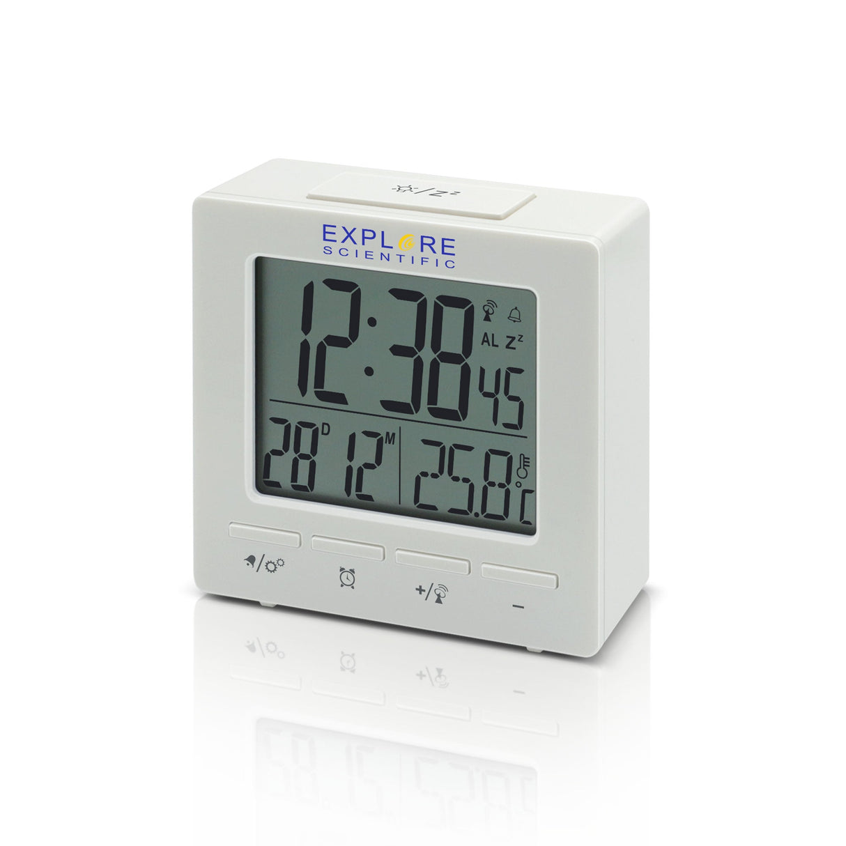 Explore Scientific Compact Radio Controlled Alarm Clock from Explore Scientific