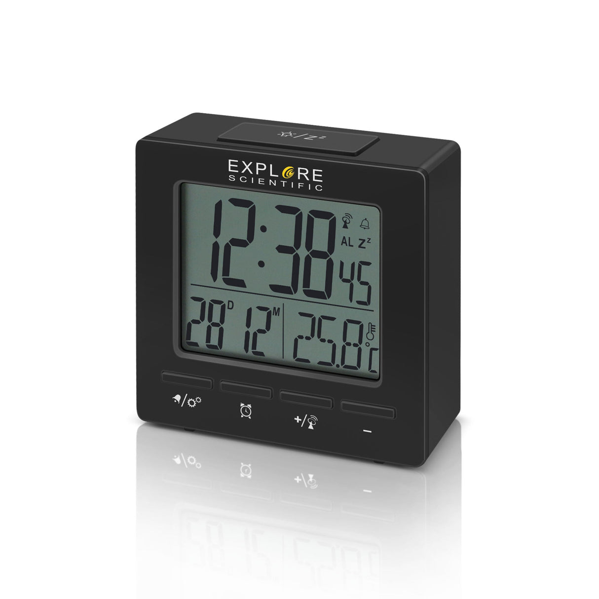 Explore Scientific Compact Radio Controlled Alarm Clock from Explore Scientific
